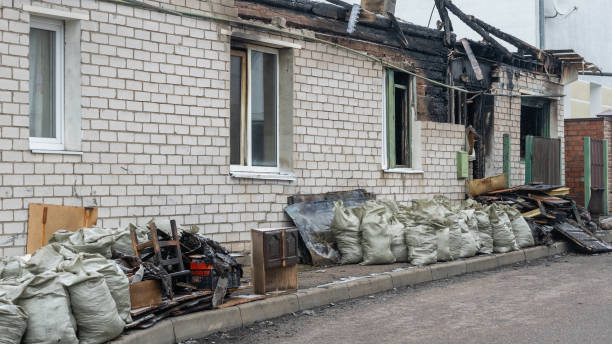 Professional Fire Damage Removal technician working in Haymarket, VA